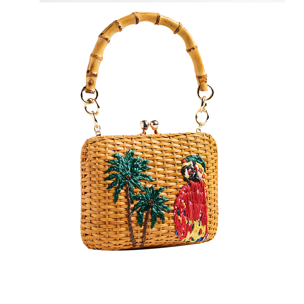 Serpui Marie shops Grass Handbag